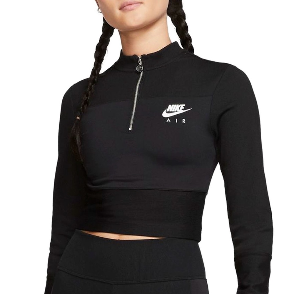 Nike Air Women's Black Crop Top